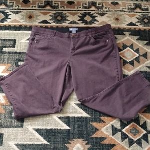 Women's Democracy "Ab"solution Jeans size 24W Plum